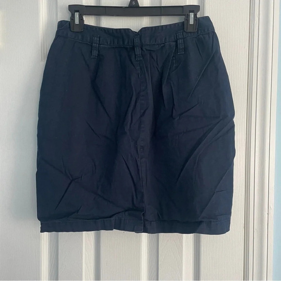 Old Navy Navy Blue Button Down Skirt Size 4 - Picture 6 of 6